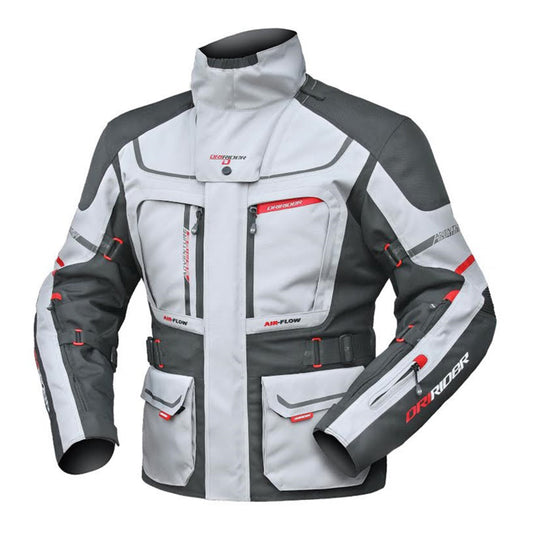 Dririder Vortex Adventure 2 Jacket - Grey / Black - Small