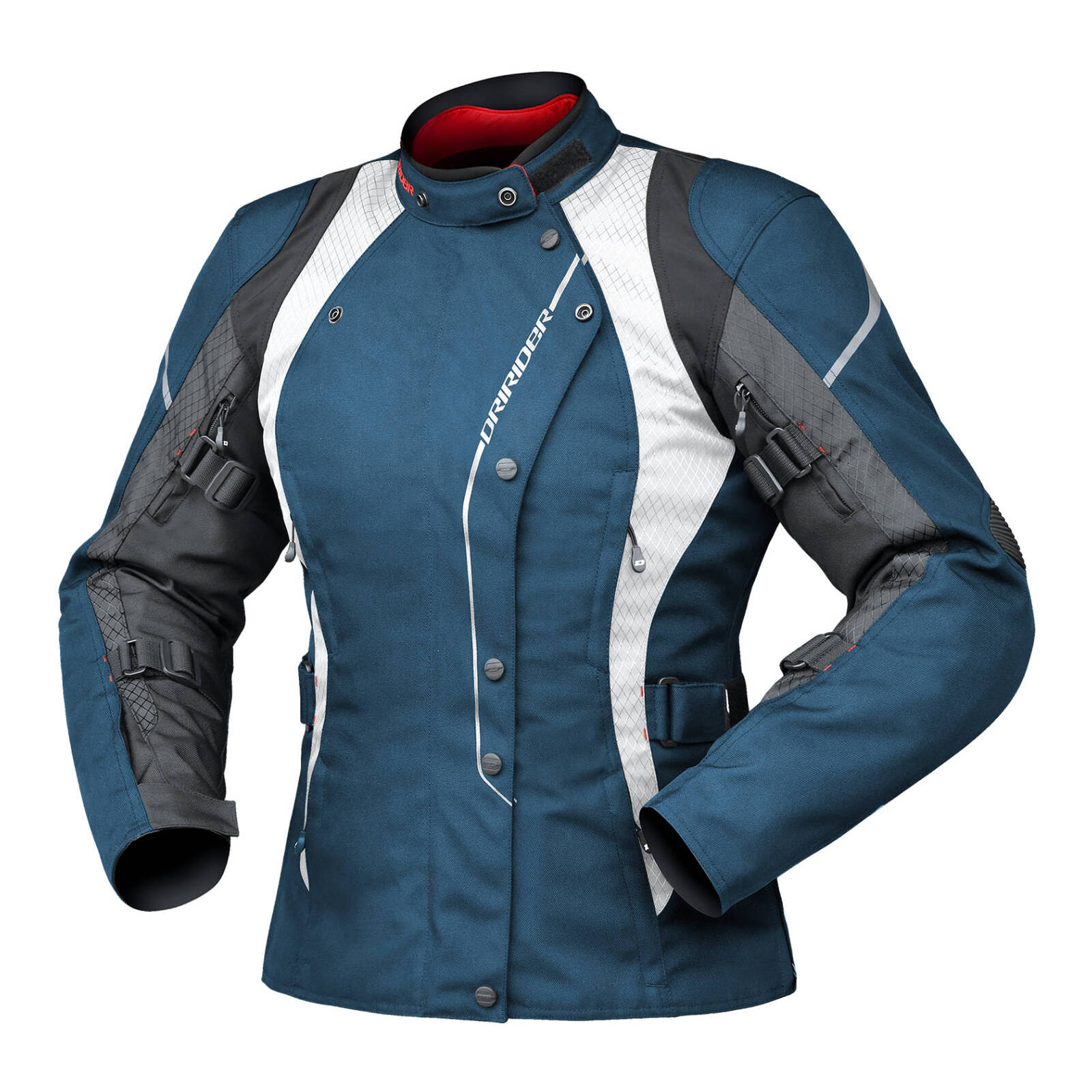 DRIRIDER LADIES VIVID2 JACKETS - ATLANTIC BLUE