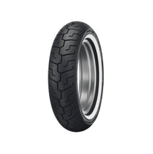 Dunlop 150/80-16 D401 Rear Cruiser Tyre - 71H Bias TL - Narrow White Wall