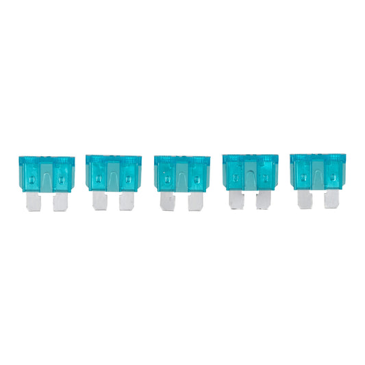Fuse 15A Blade - Blue (Packet of 5)