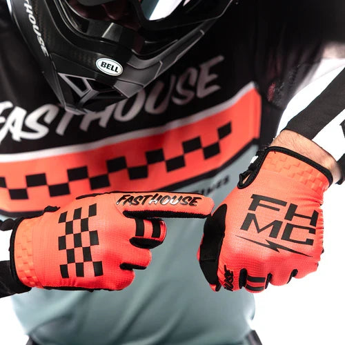 FastHouse Elrod Formula Glove - Hyper Coral