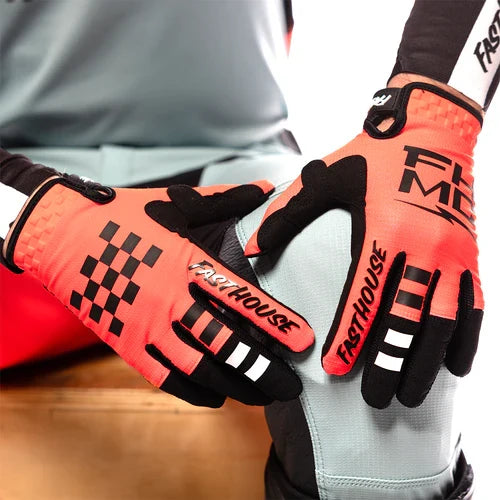 FastHouse Elrod Formula Glove - Hyper Coral