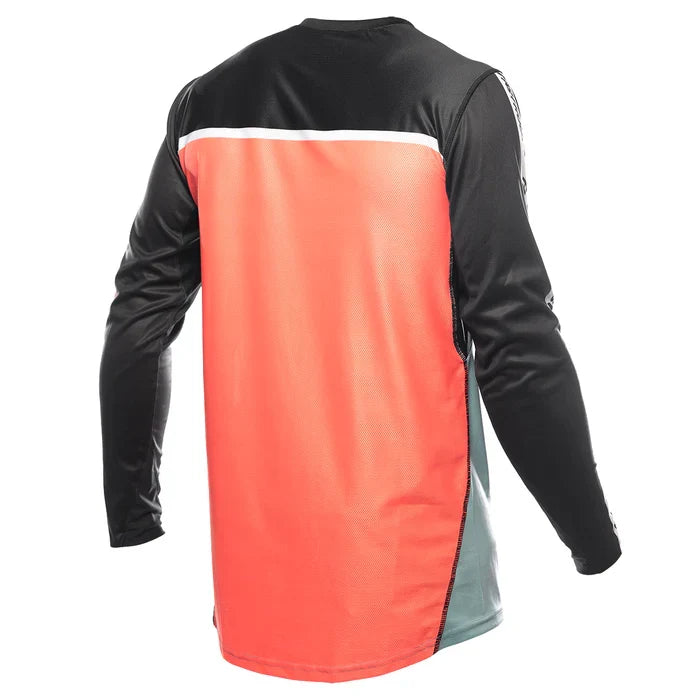 FastHouse Elrod Formula LS Jersey - Oceanic Mint/Hyper Coral