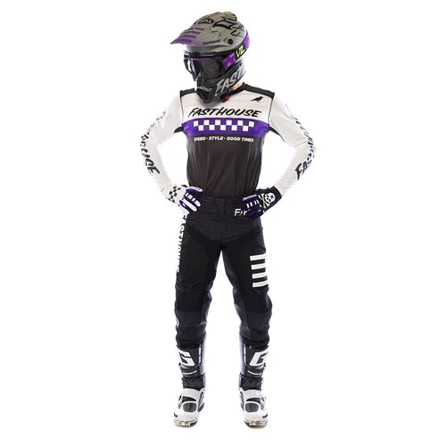 FastHouse Elrod Jersey - White/Purple