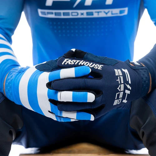FastHouse Elrod Ether Glove - Electric Blue/Navy