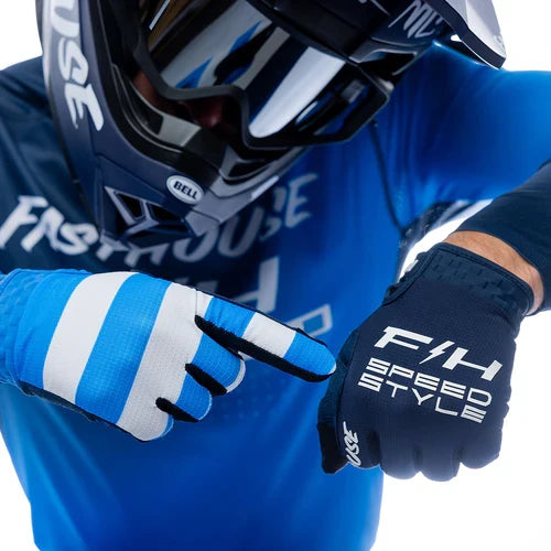 FastHouse Elrod Ether Glove - Electric Blue/Navy