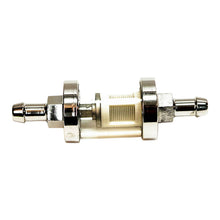 WHITES FUEL FILTER GLASS FOR 1/4 HOSE (6mm)
