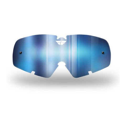 FLY ZONE/FOCUS GOGGLE LENS (2012-2018) YTH BLU MIRROR/ SMO