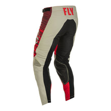 Fly Racing Kinetic Wave Pant - Light Grey / Red