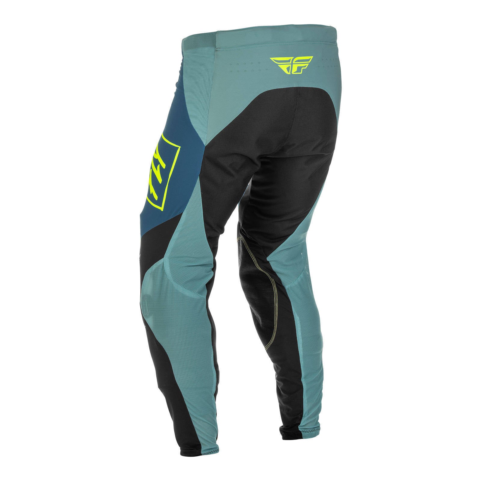 Fly Racing Lite Hydrogen Pant - Grey / Teal / Hi-Vis