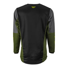Fly Racing Kinetic Jet Jersey - Black / Olive Green / Hi-Vis