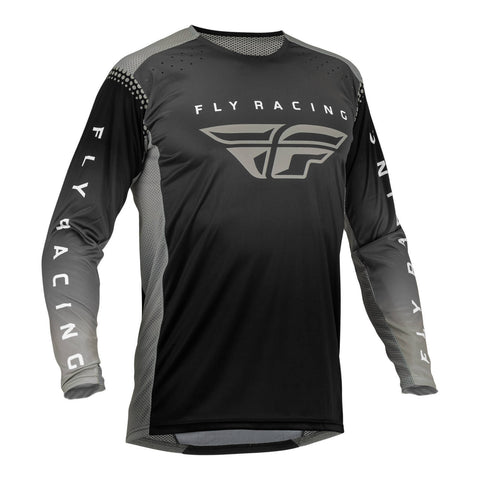 Fly Racing Lite Hydrogen Youth Jersey - Black / Grey