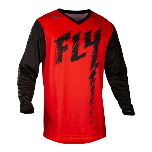 FLY Racing Youth F-16 Jersey - Red / Black / Grey