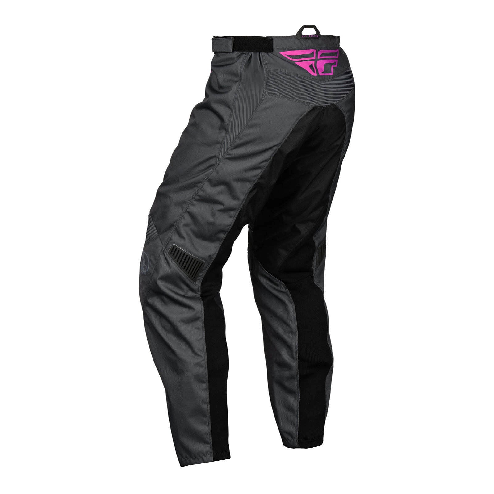 FLY Racing Youth F-16 Pants - Grey / Charcoal / Pink
