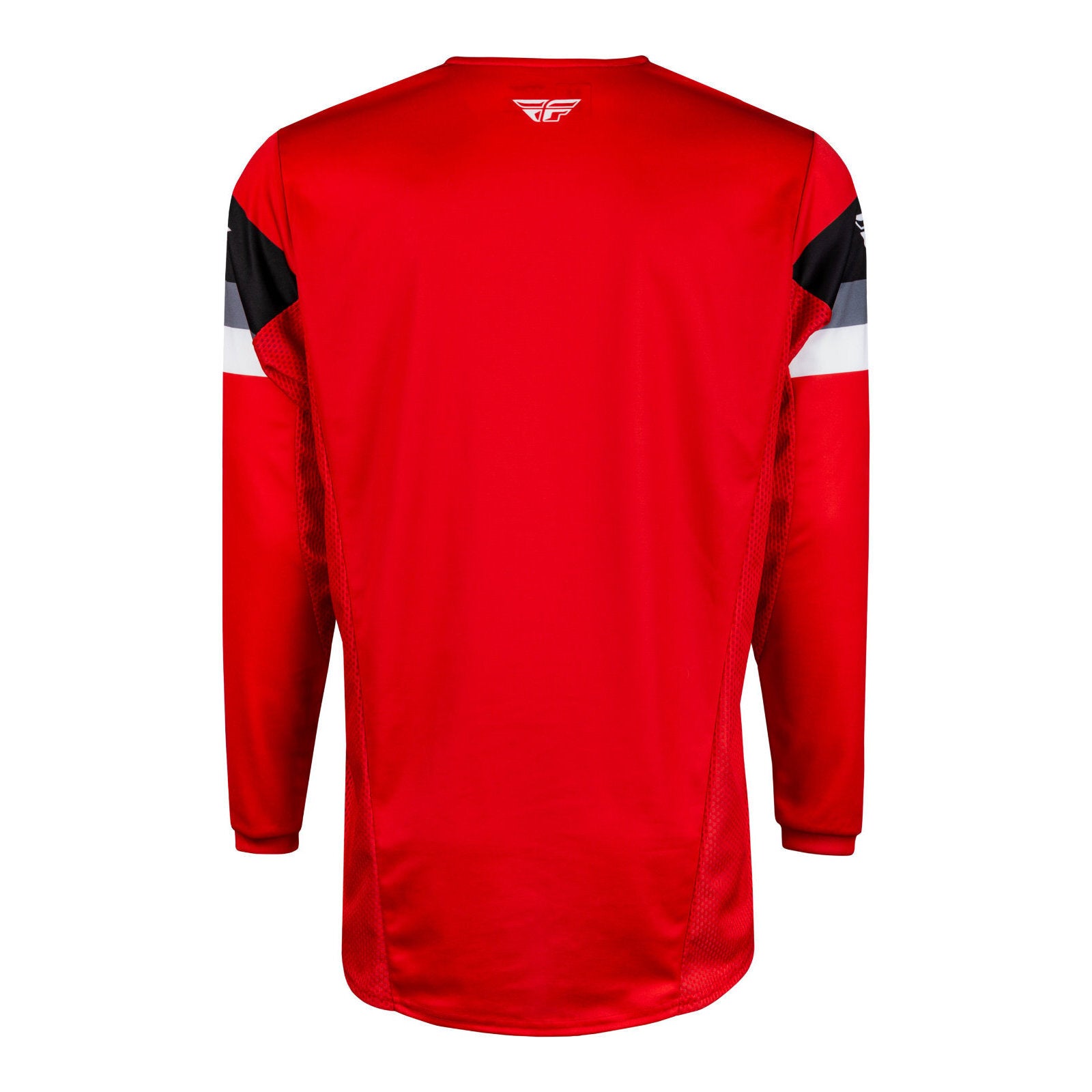 FLY Racing Youth Kinetic Prix Jersey - Red / White / Grey