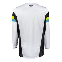 FLY Racing Kinetic Prix Jersey - White / Black / Hi-Vis