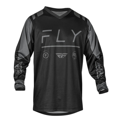 FLY Racing F-16 Jersey - Black / Charcoal