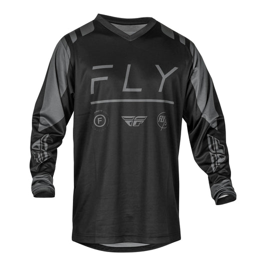 FLY Racing F-16 Jersey - Black / Charcoal