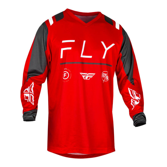 FLY Racing F-16 Jersey - Red / Charcoal / White