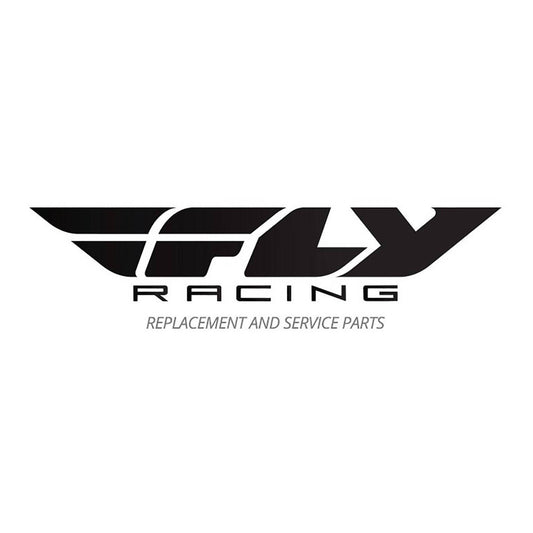 FLY KINETIC YOUTH HELMET PEAK SKETCH MAT BLK/WHT/HI-VIS