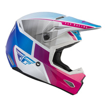 Fly Racing Kinetic Drift Helmet - Pink / White / Blue