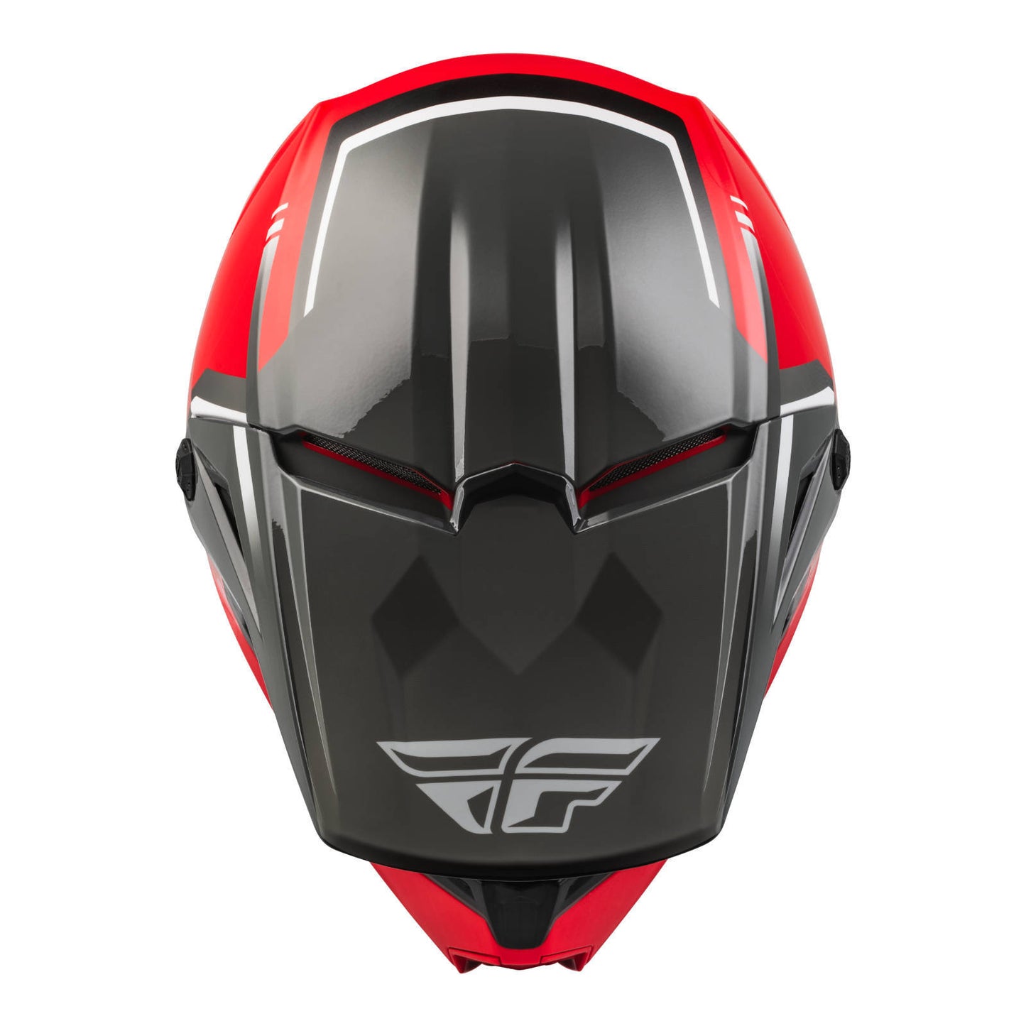Fly Racing Kinetic Vision Helmet - Red / Grey