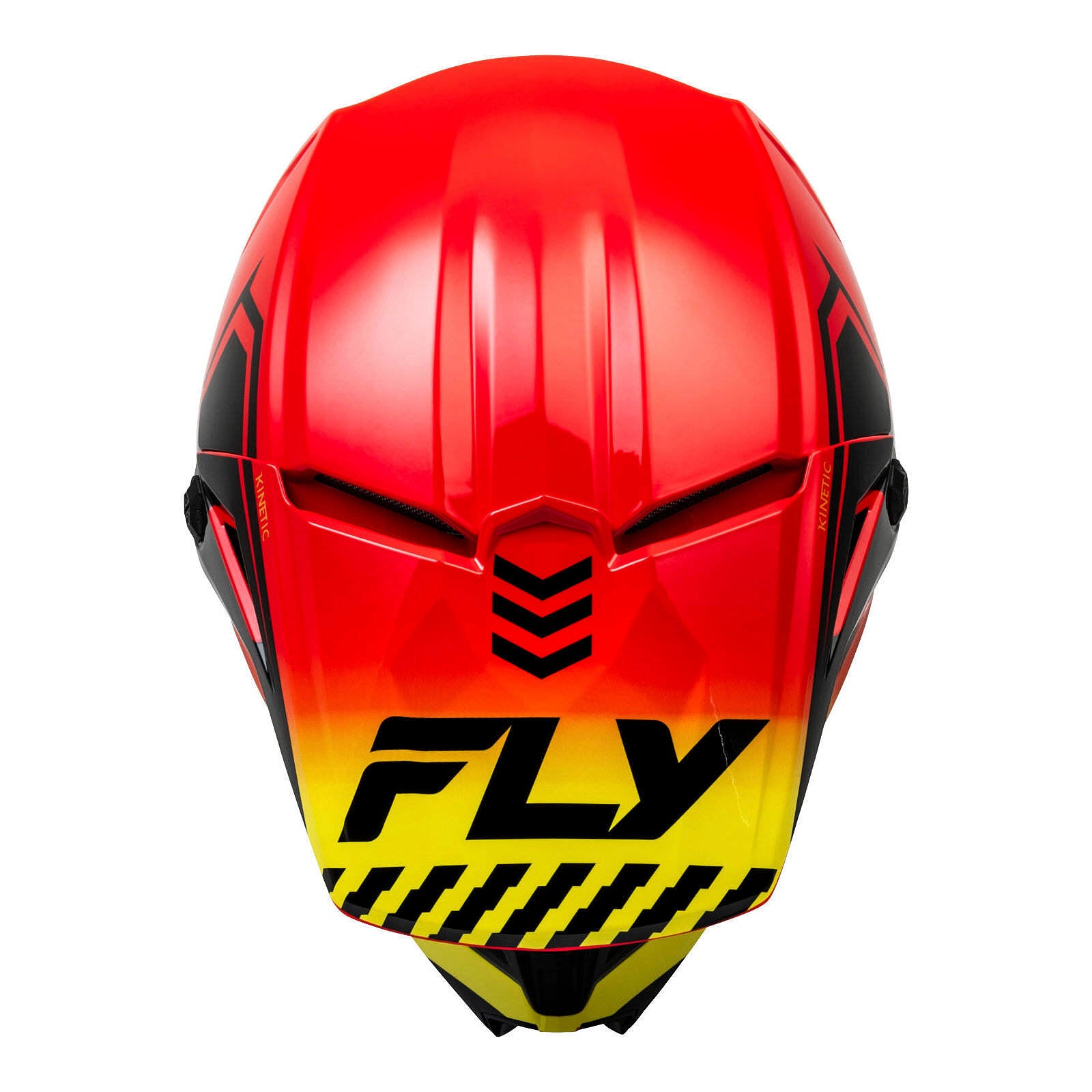 FLY Racing Kinetic Menace Helmet - Red / Black / Yellow