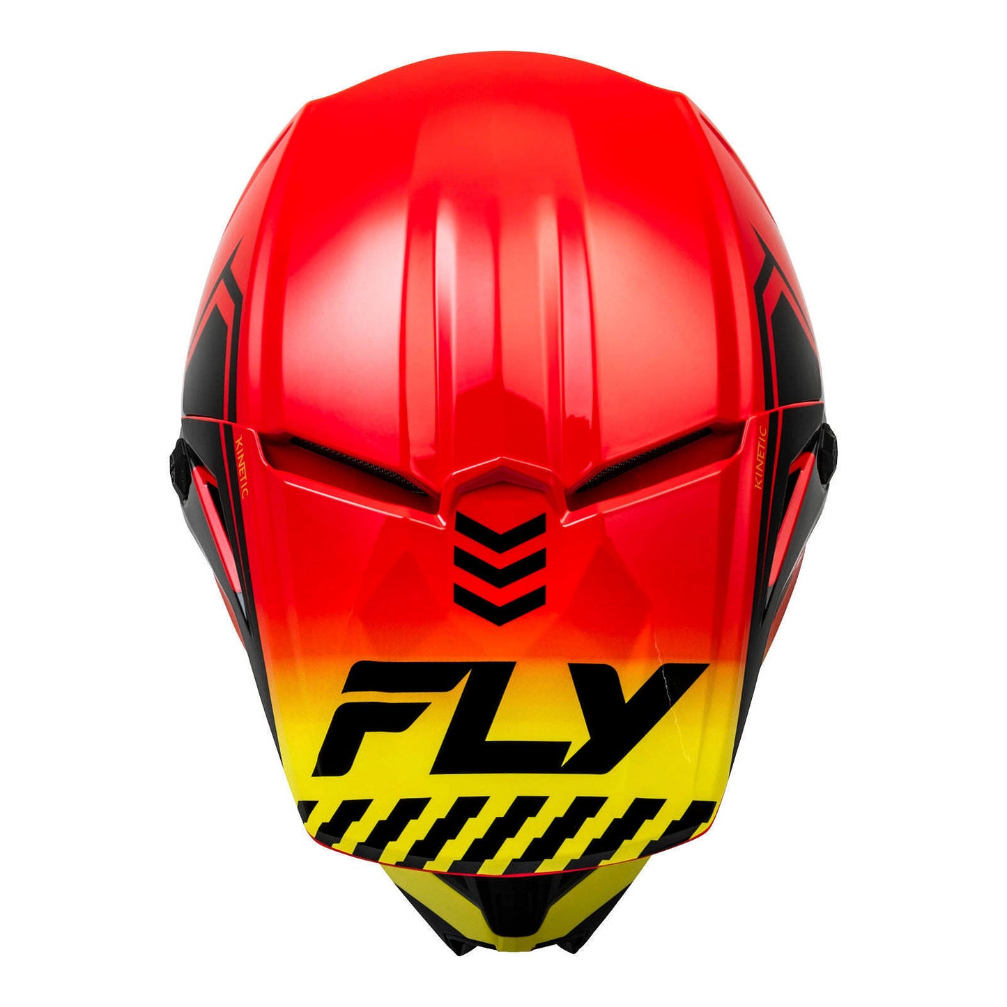 FLY Racing Kinetic Menace Helmet - Red / Black / Yellow