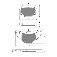 BRAKE PADS GOLDFREN SINTERED SPORTS GF005 - S3 ( PH75 )