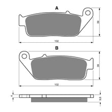 BRAKE PADS GOLDFREN SINTERED SPORTS GF014 - S3 ( PH48 )