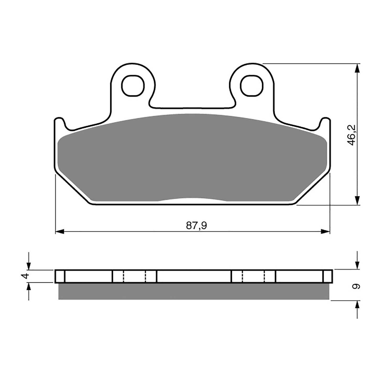 BRAKE PADS GOLDFREN SINTERED SPORTS GF024 - S3 ( PH41 )