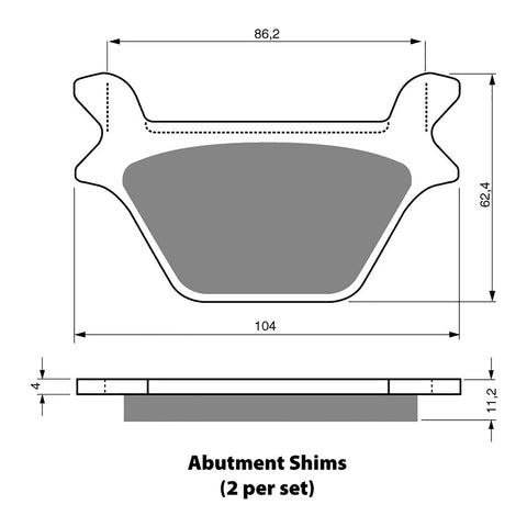 BRAKE PADS GOLDFREN SINTERED SPORTS GF056 - S3 ( PH156 )