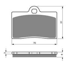 BRAKE PADS GOLDFREN SINTERED SPORTS GF064 - S3 ( PH66 )