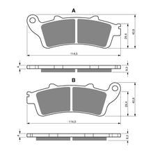 BRAKE PADS GOLDFREN SINTERED SPORTS GF178 - S3 ( PH247 )