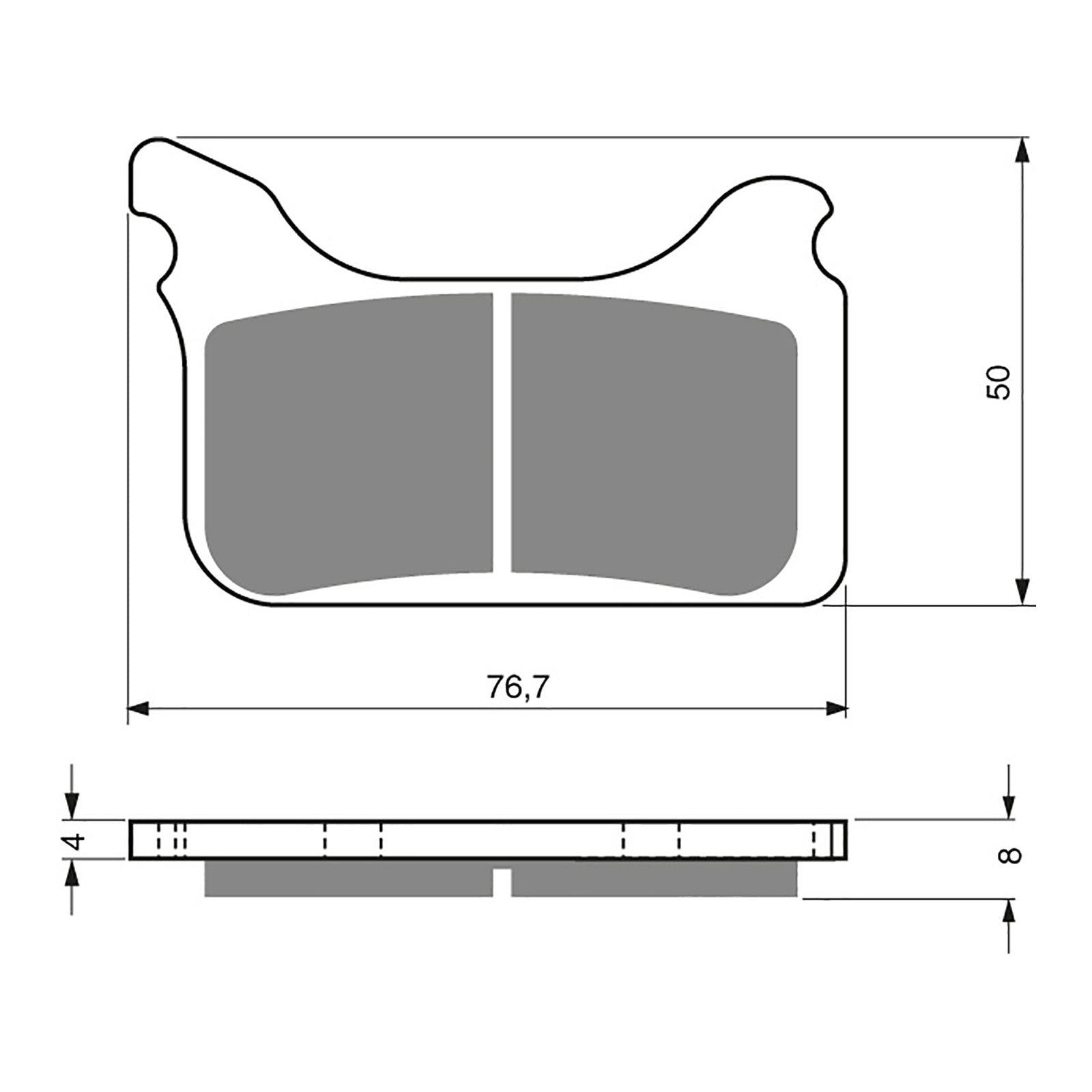 BRAKE PADS GOLDFREN SINTERED SPORTS GF231 - S3 ( PH350 )
