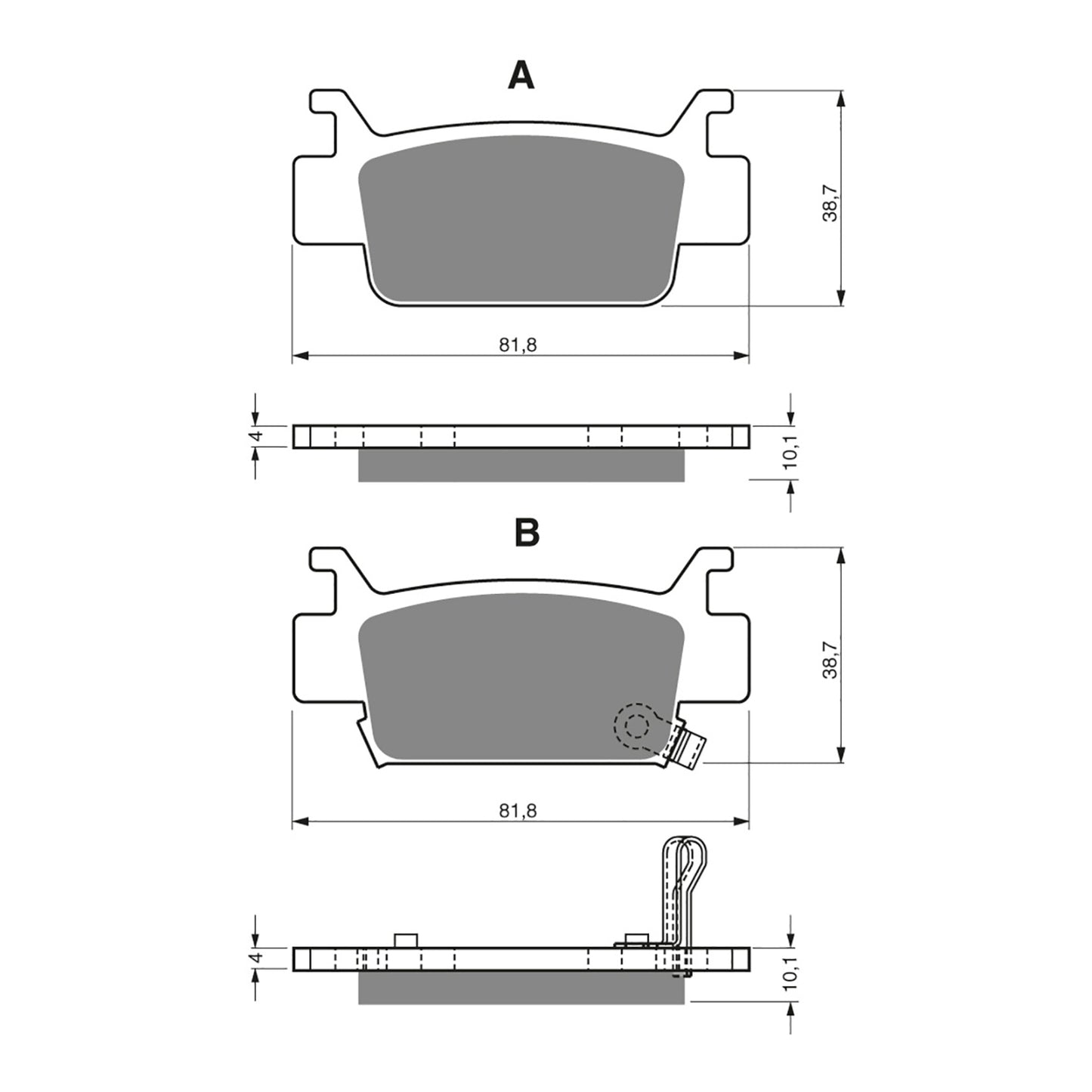 GOLDfren Brake Pads - K5 Off-Road Racing