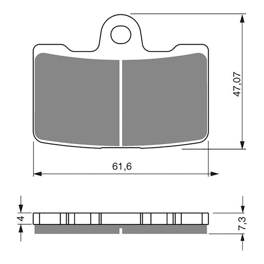 BRAKE PADS GOLDFREN SINTERED SPORTS GF269 - S3 ( PH395 )