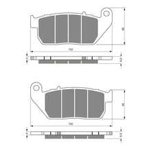 BRAKE PADS GOLDFREN SINTERED SPORTS GF272 - S3 ( PH336 )