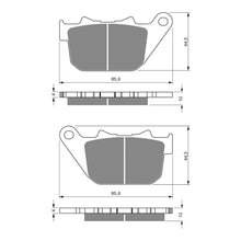BRAKE PADS GOLDFREN SINTERED SPORTS GF274 - S3 ( PH339 )
