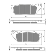 BRAKE PADS GOLDFREN SINTERED SPORTS GF277 - S3 ( PH421 )