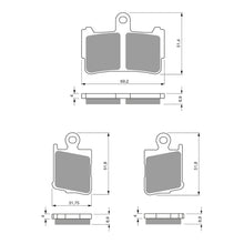 BRAKE PADS GOLDFREN SINTERED SPORTS GF298 - S3 ( PH431 )