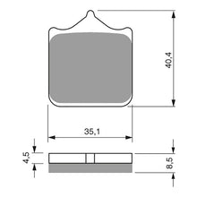 BRAKE PADS GOLDFREN SINTERED SPORTS GF304 - S3 ( PH438 )