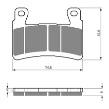 BRAKE PADS GOLDFREN SINTERED SPORTS GF324 - S3 ( PH273 )