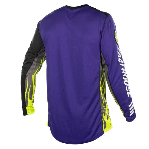 FastHouse Elrod React Women's Jersey - Electric Fuchsia/FH Purple