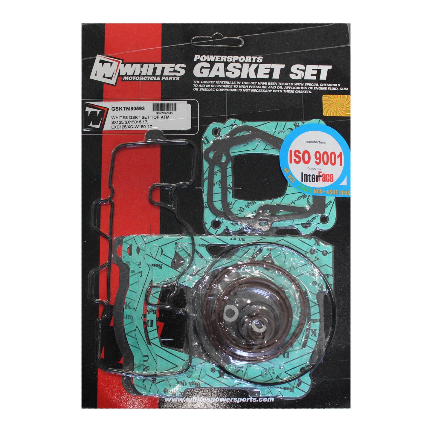 Whites Top Gasket Set KTM SX125/SX150 '16-'17, EXC125/XC-W150 '17