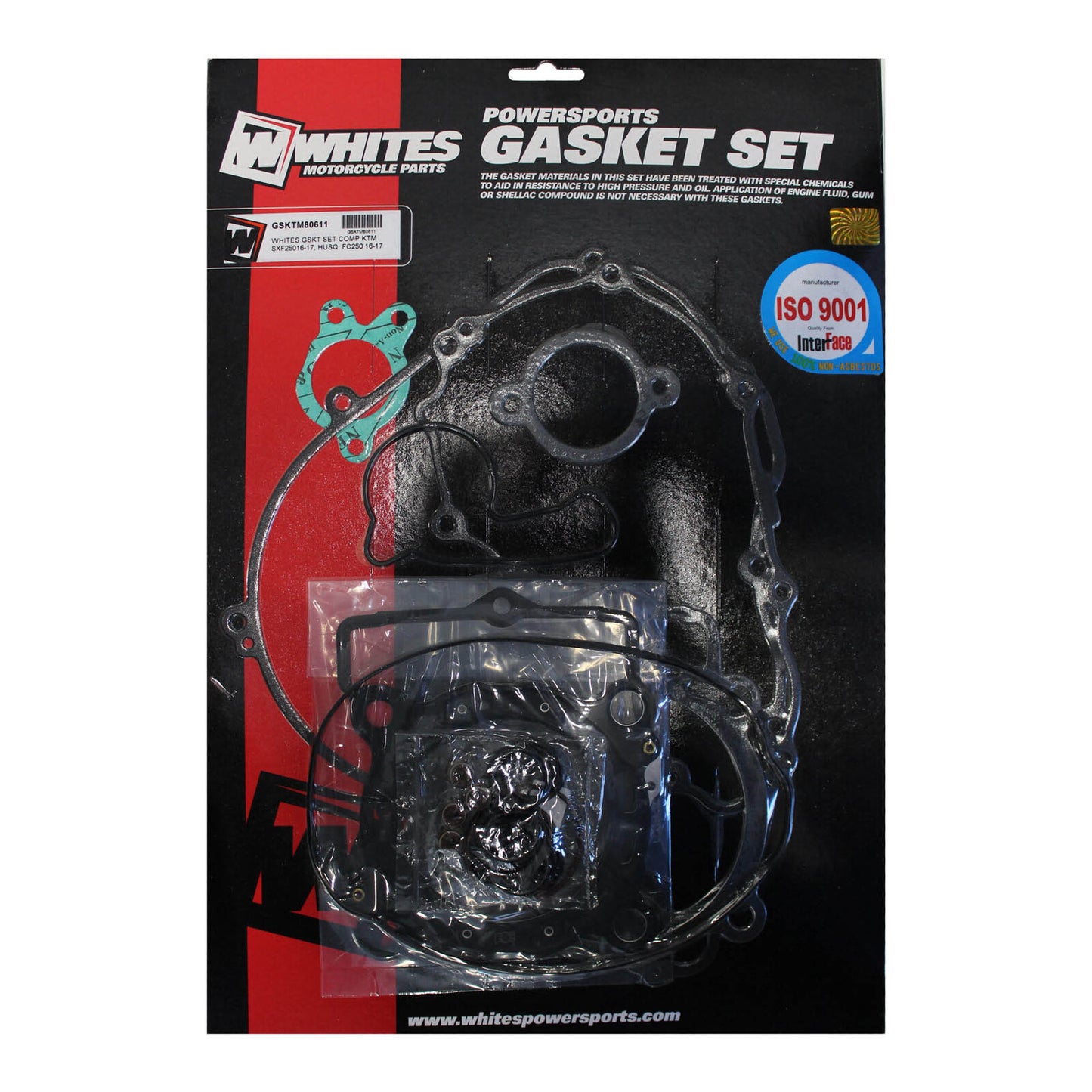 Whites Gasket Set - Complete for KTM SXF250 ('16-'17), Husqvarna FC250 ('16-'17)