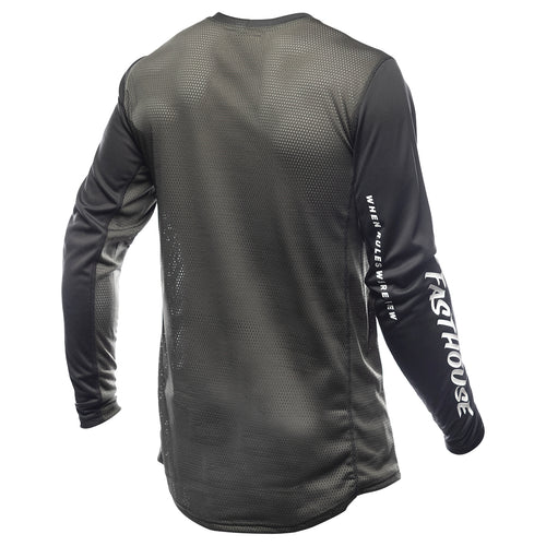 FastHouse Grindhouse Air-Cooled Ramble LS Jersey - Black/Gray