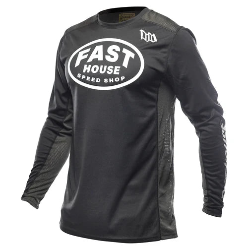 FastHouse Grindhouse Air-Cooled Ramble LS Jersey - Black/Gray