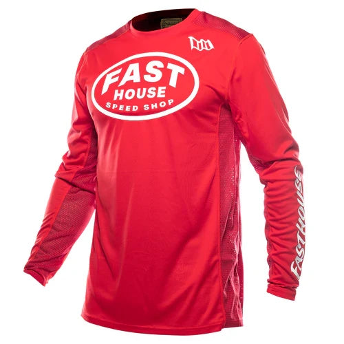 FastHouse Grindhouse Air-Cooled Ramble LS Jersey - Red