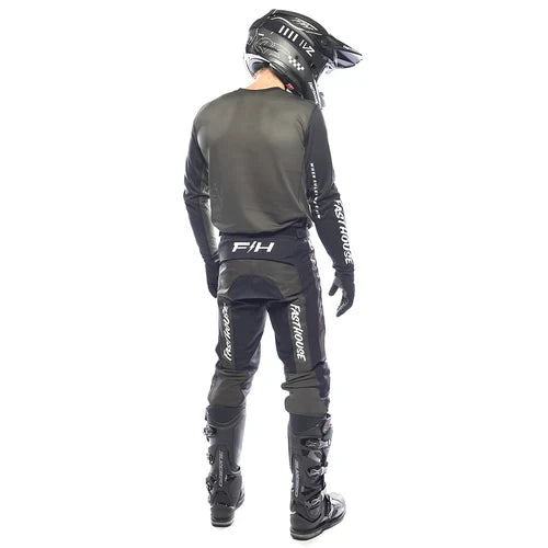 FastHouse Grindhouse Air-Cooled Ramble LS Jersey - Black/Gray